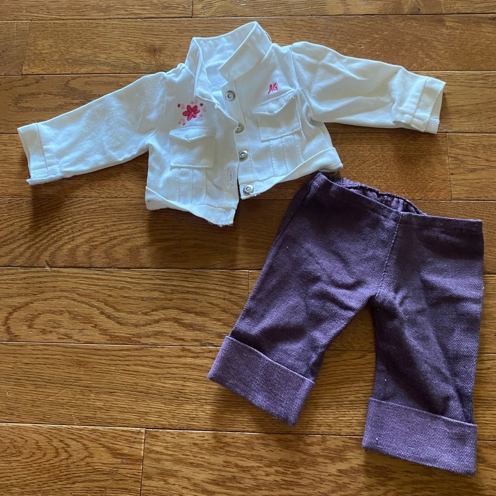 American Girl Denim Jacket & Jeans Set | Vintage